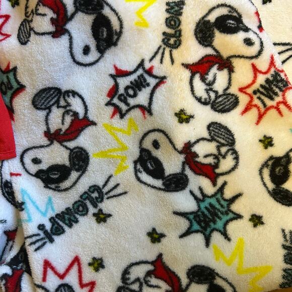 PEANUTS Snoopy MASKED CRUSADER 2X Unisex Clomp Bam Pow Pajama PJ Lounge Pants - Picture 6 of 7